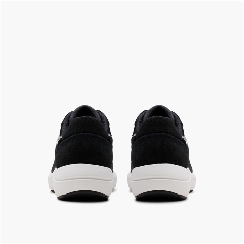 Clarks Womens Tivoli D-Fit Sport Trainers Black - Image 3