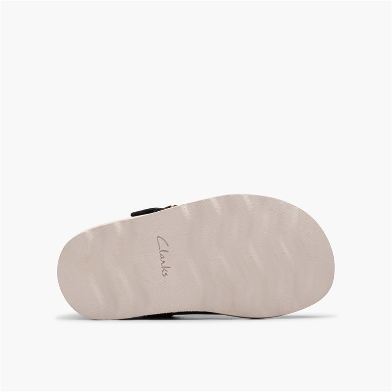 Clarks Infant Girls Crown Print F-Fit T-Bar Shoes Navy - Image 2