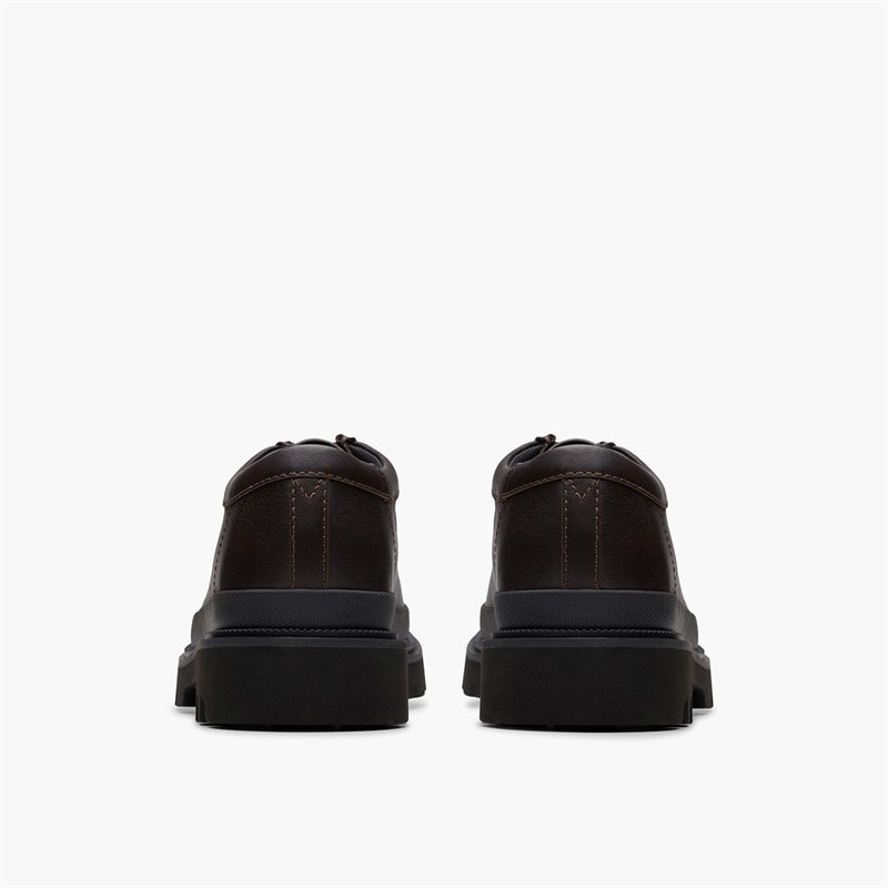 Clarks Mens Badell Seam G-Fit Shoes Brown - Image 3