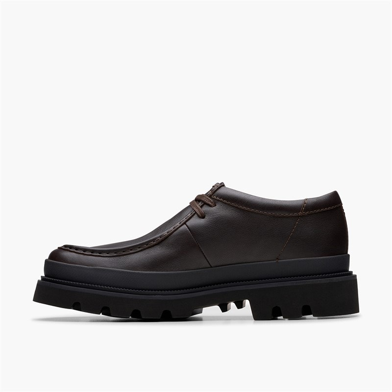 Clarks Mens Badell Seam G-Fit Shoes Brown - Image 5
