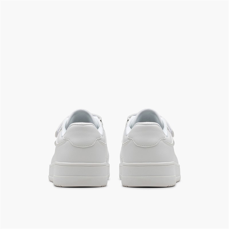 Clarks Junior Canyon Sky G-Fit Trainers White Mono - Image 3