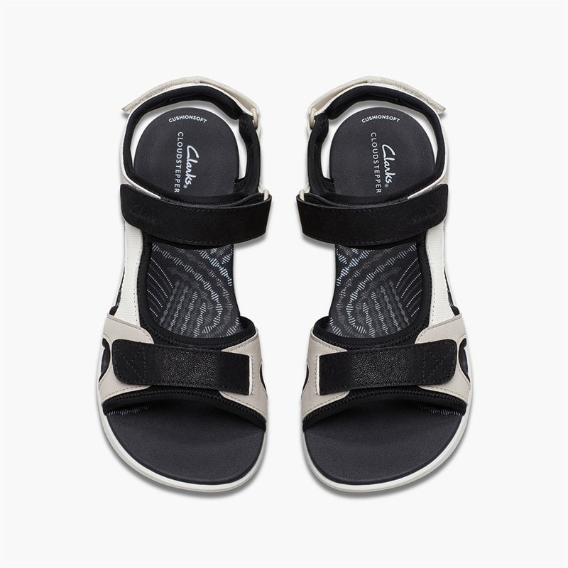Clarks Womens Mira Bay D-Fit Sandals Flint - Image 4