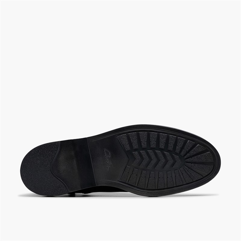 Clarks Mens Aldwin Cap G-Fit Boots Black - Image 2