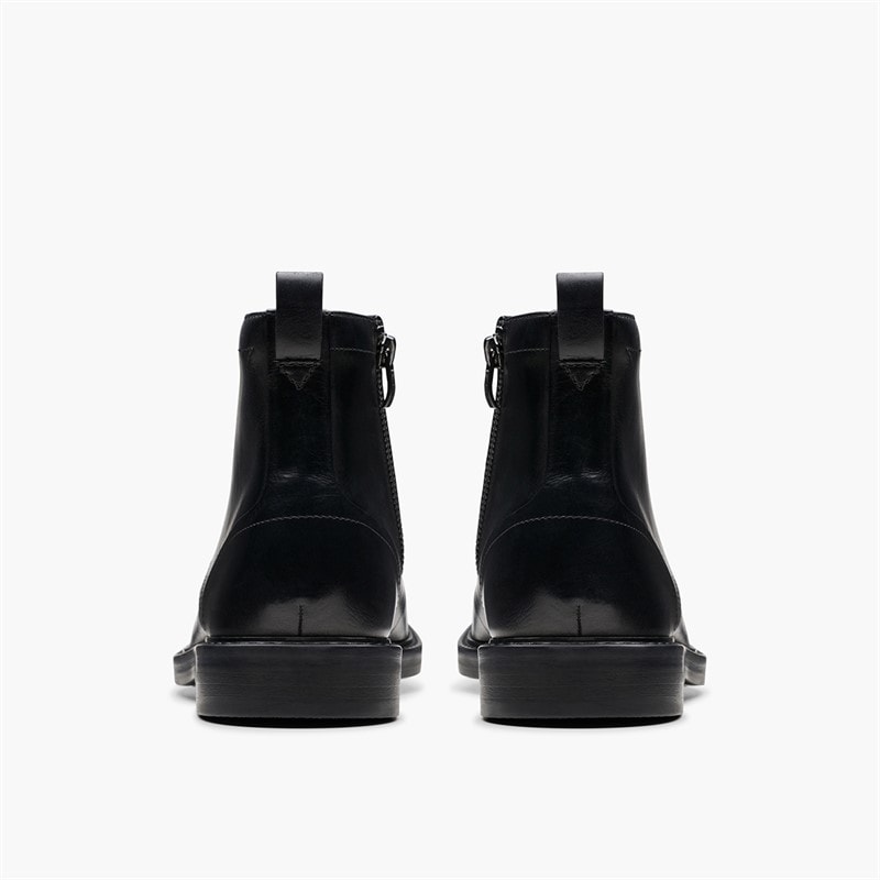 Clarks Mens Aldwin Cap G-Fit Boots Black - Image 3