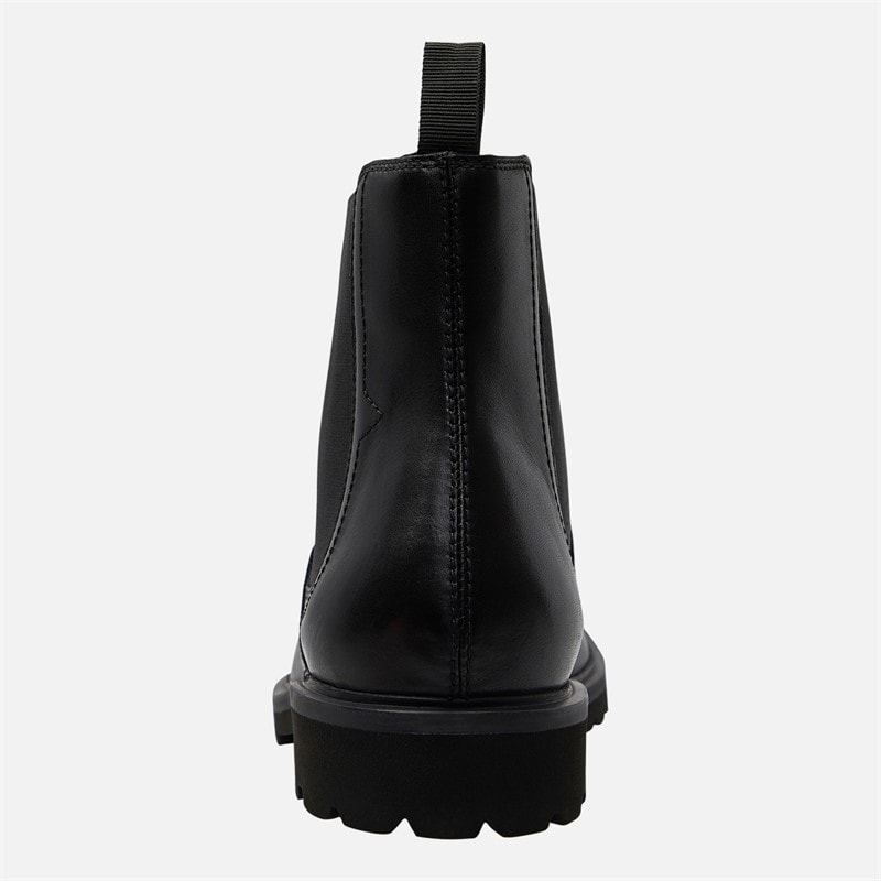 Clarks Mens Berwick Easy Chelsea Boots Black - Image 3