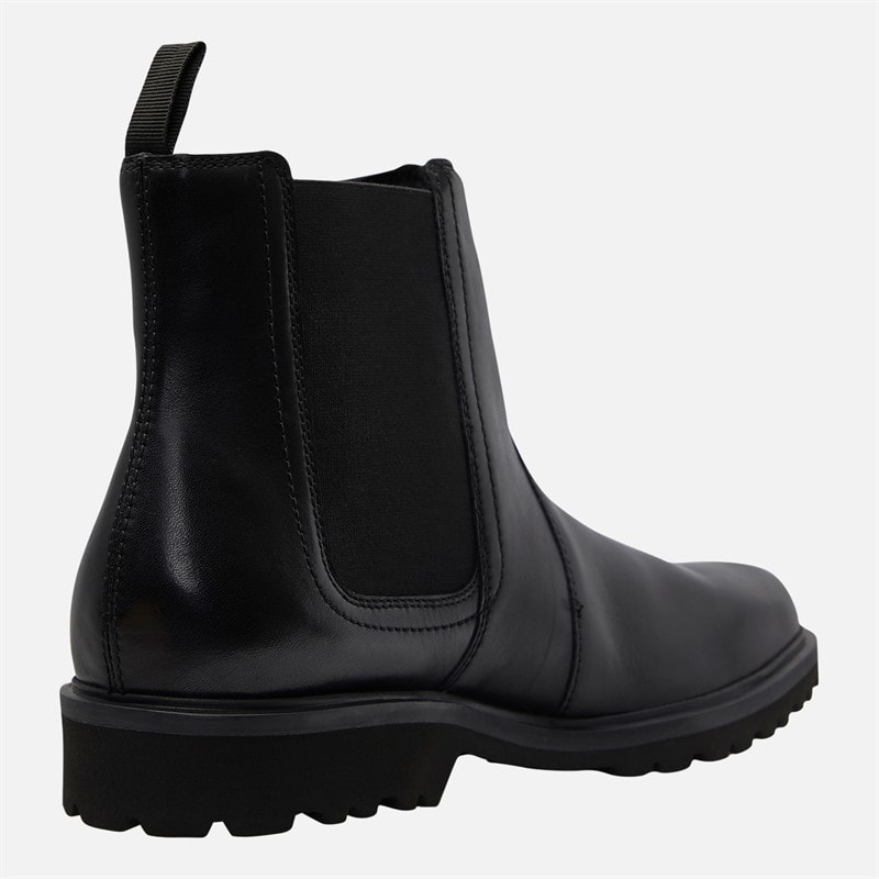 Clarks Mens Berwick Easy Chelsea Boots Black - Image 5