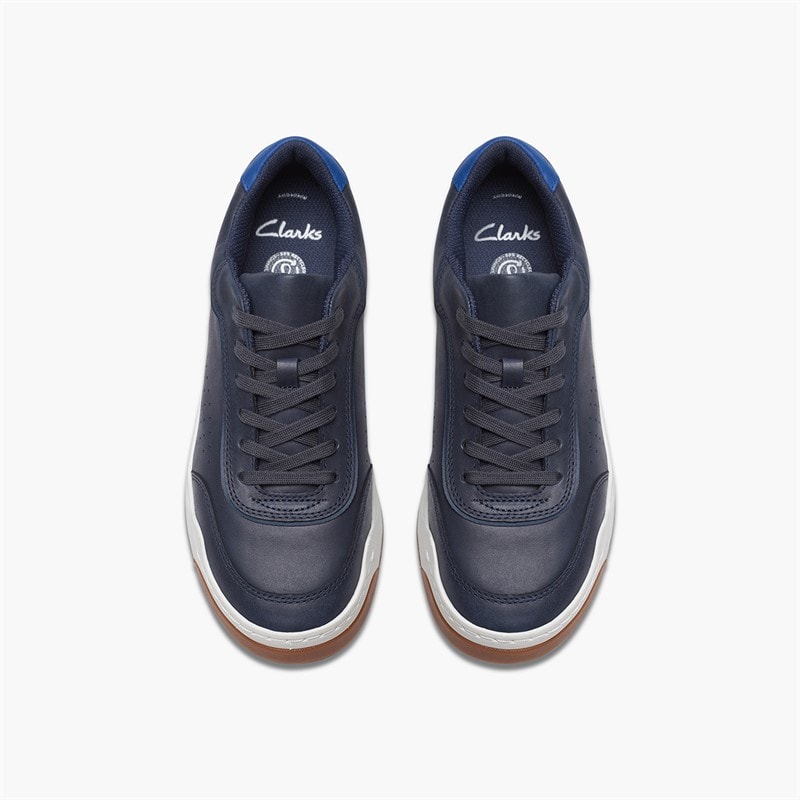 Clarks Junior Boys Urban Solo G-Fit Trainers Navy - Image 4