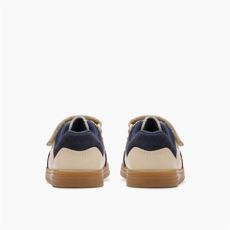 Clarks Infant Disco Vibe F-Fit Trainers Neutral - Image 3