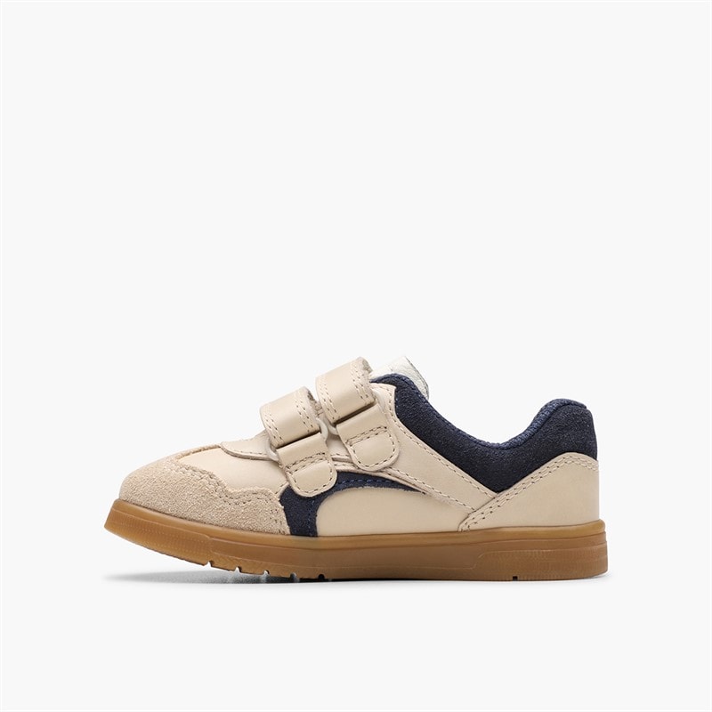 Clarks Infant Disco Vibe F-Fit Trainers Neutral - Image 5