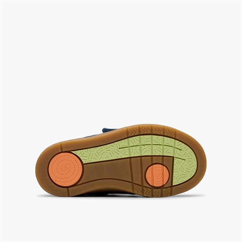 Clarks Infant Disco Vibe G-Fit Trainers Blue - Image 2