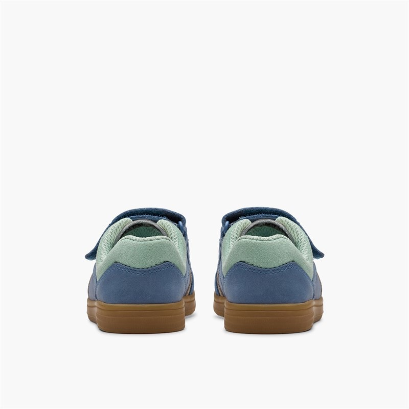 Clarks Infant Disco Vibe G-Fit Trainers Blue - Image 3