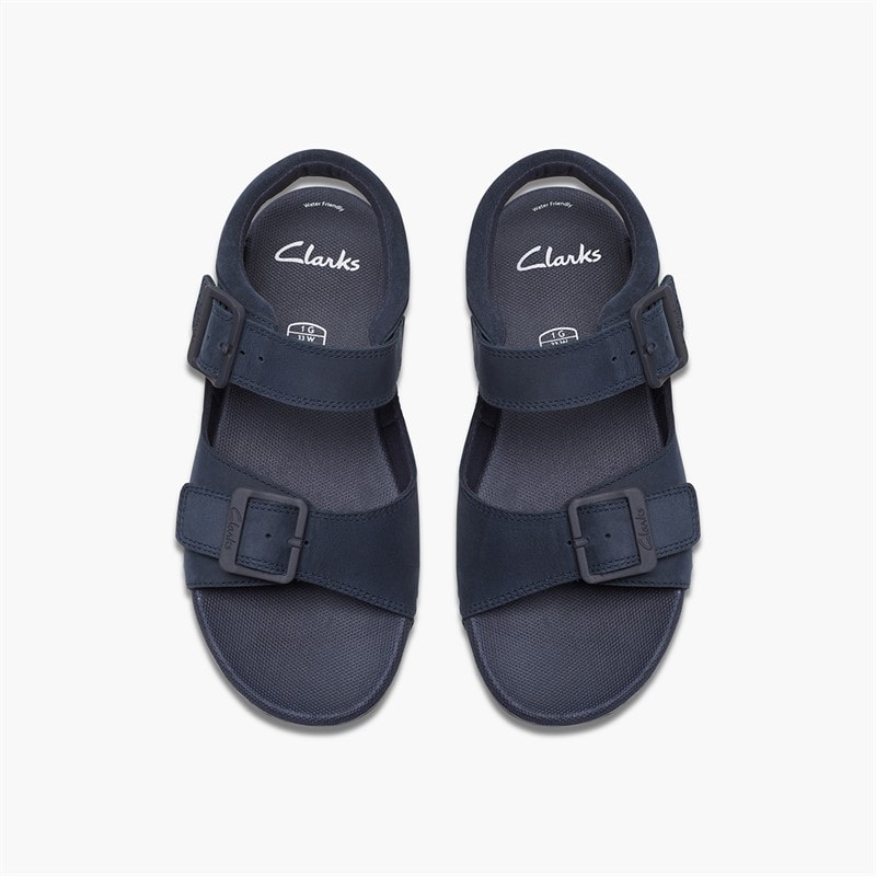 Clarks Kids Baha G-Fit Beach Sandals Navy - Image 4