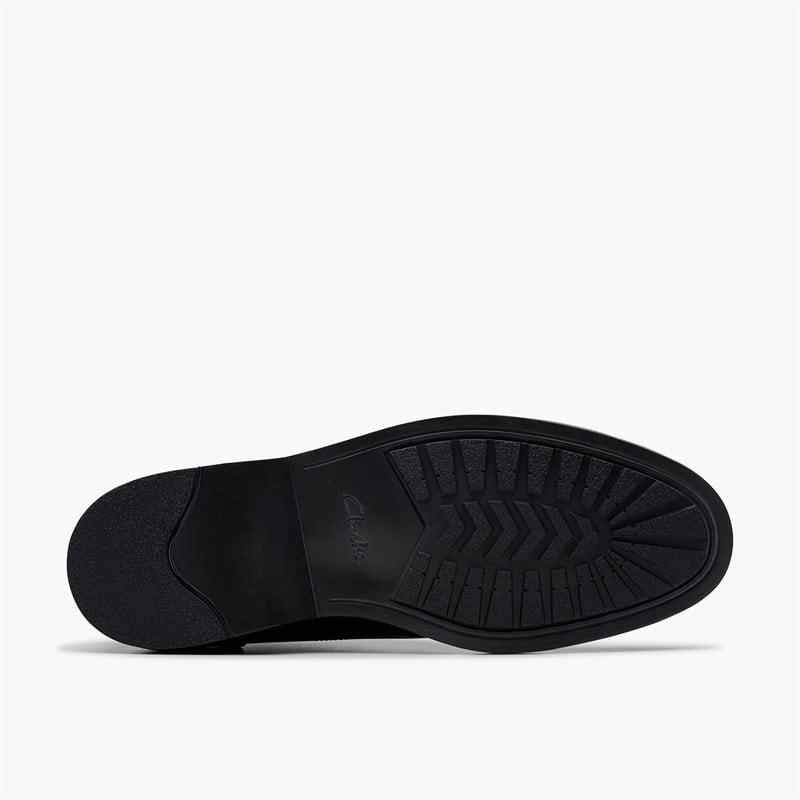Clarks Mens Aldwin G-Fit Chukka Boots Black - Image 2
