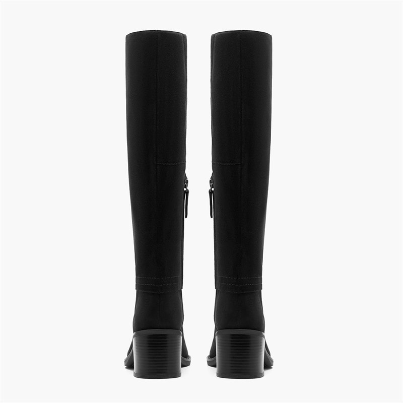 Clarks Womens Chamberly D-Fit Hi Boots Black - Image 3