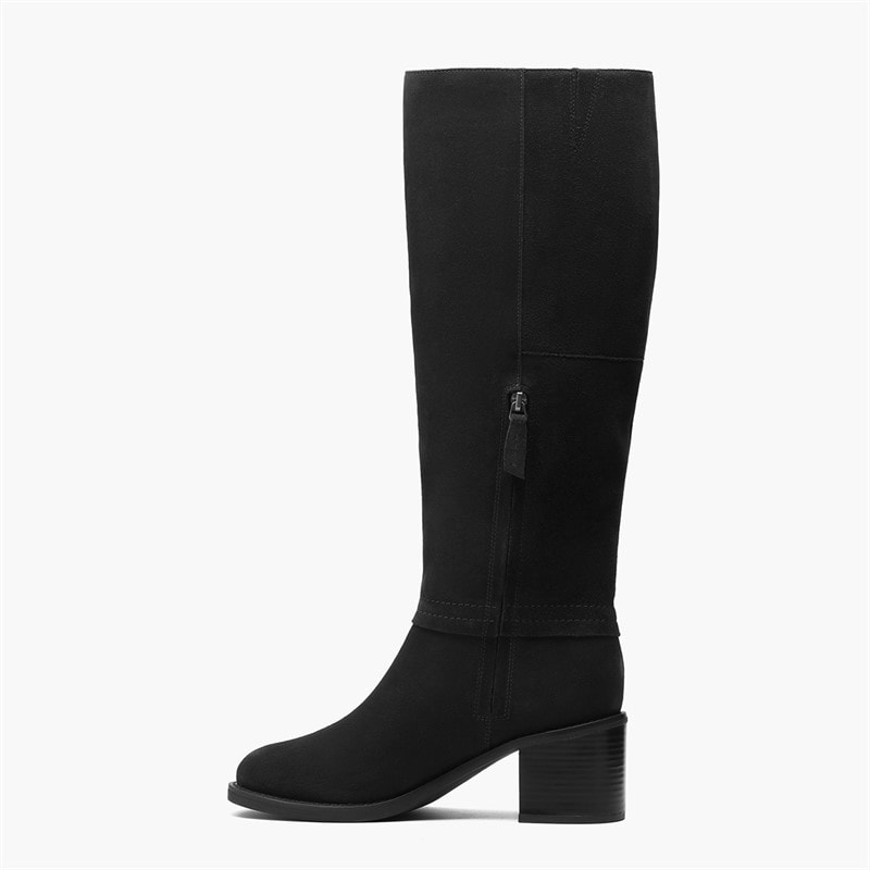 Clarks Womens Chamberly D-Fit Hi Boots Black - Image 5