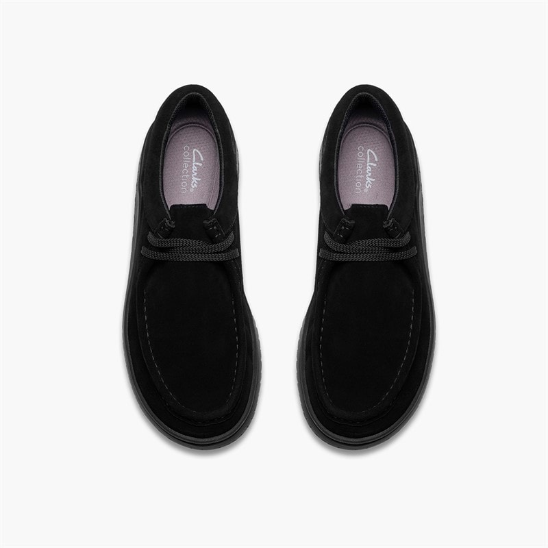 Clarks Mens Relax Life G-Fit Shoes Black - Image 4