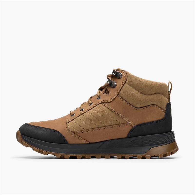 Clarks Mens ATL TrekHi GTX G-Fit Shoes Sand - Image 5