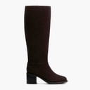 Clarks Womens Chamberly D-Fit Hi Boots Dark Brown
