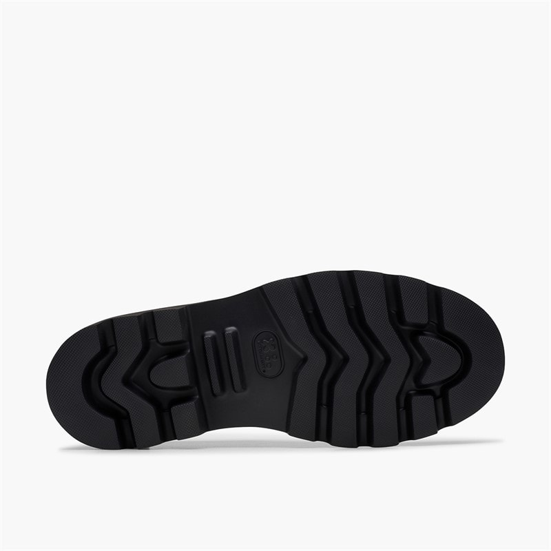 Clarks Mens Badell Seam Shoes Black Mono - Image 2