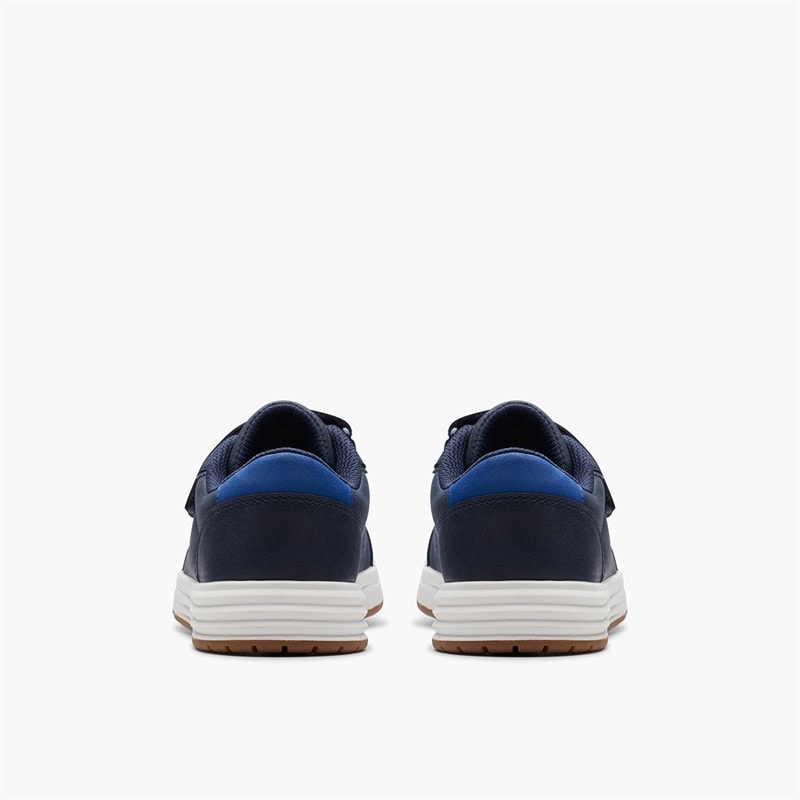 Clarks Boys Urban Solo G-Fit Trainers Navy - Image 3