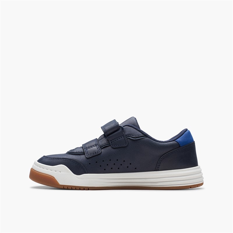 Clarks Boys Urban Solo G-Fit Trainers Navy - Image 5