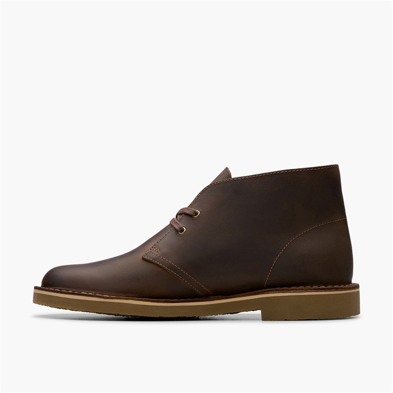 Clarks Mens Shepton G-Fit Chukka Boots Beeswax - Image 5