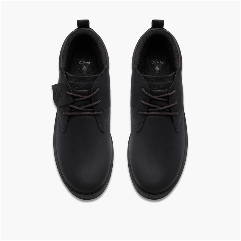 Clarks Mens Berhill Mid GTX G-Fit Boots Black - Image 4