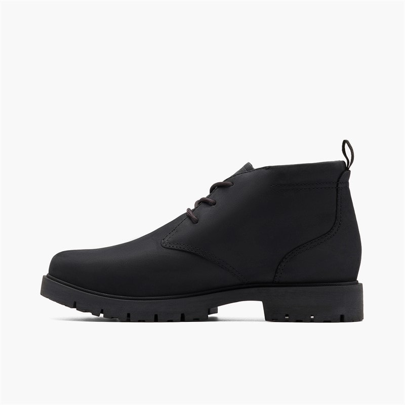 Clarks Mens Berhill Mid GTX G-Fit Boots Black - Image 5