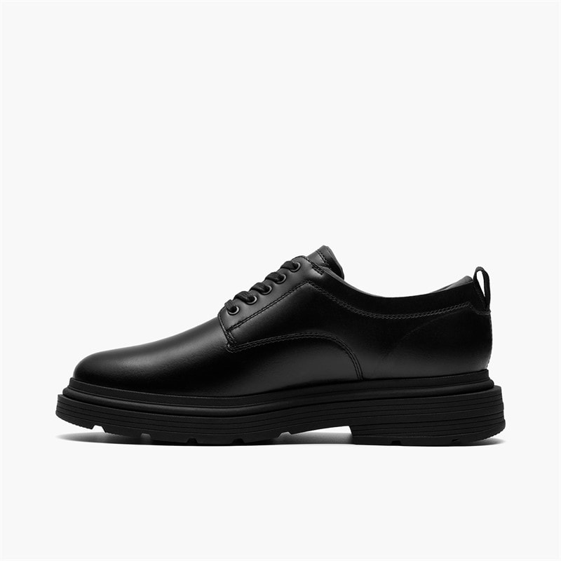 Clarks Mens Badbury G-Fit Shoes Black - Image 5