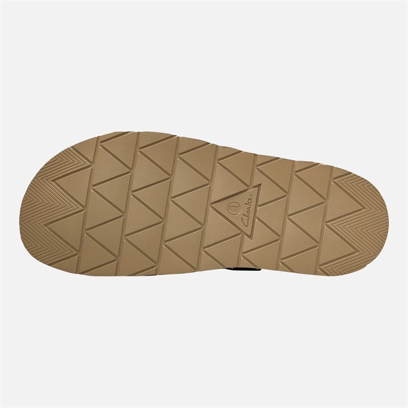 Clarks Mens Solsbury G-Fit Mules Brown - Image 2