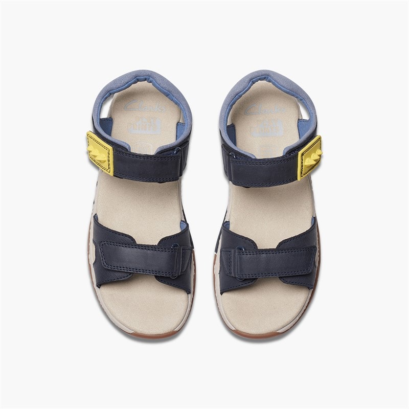 Clarks Boys Spiney Step G-Fit Sandals Navy - Image 4