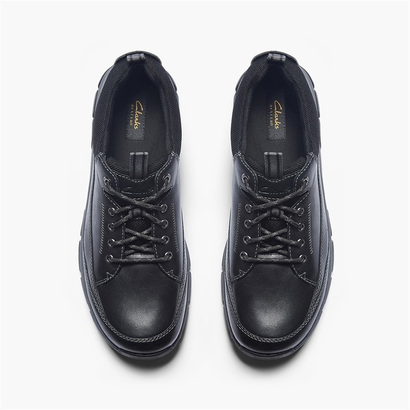 Clarks Mens Spypath Lo GTX G-Fit Shoes Black - Image 4