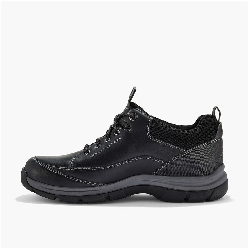 Clarks Mens Spypath Lo GTX G-Fit Shoes Black - Image 5