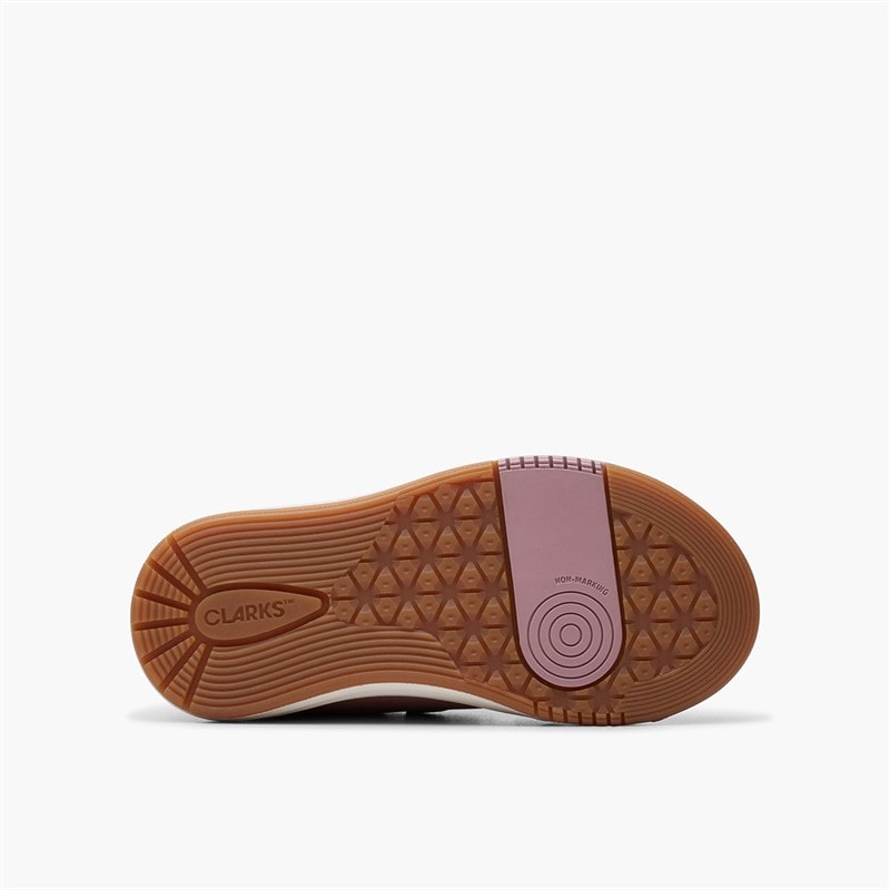 Clarks Infant Girls Urban Solo G-Fit Trainers Dusty Pink - Image 2