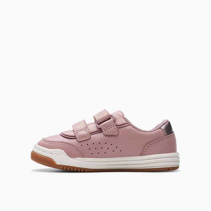 Clarks Infant Girls Urban Solo G-Fit Trainers Dusty Pink - Image 5