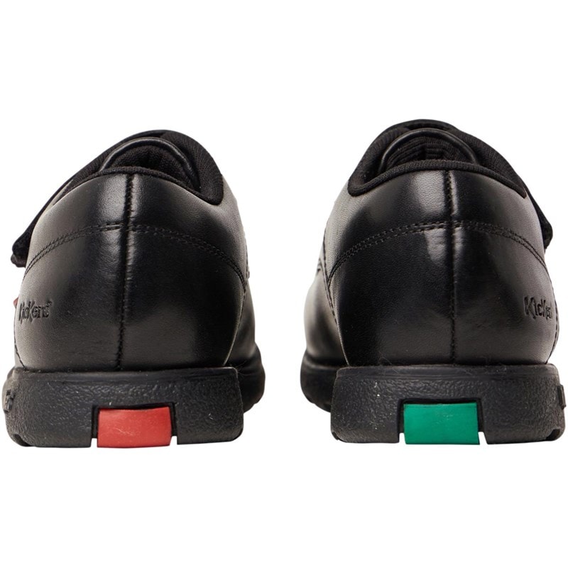 Kickers Infant Boys Fragma LO Velcro School Shoes Black - Image 3