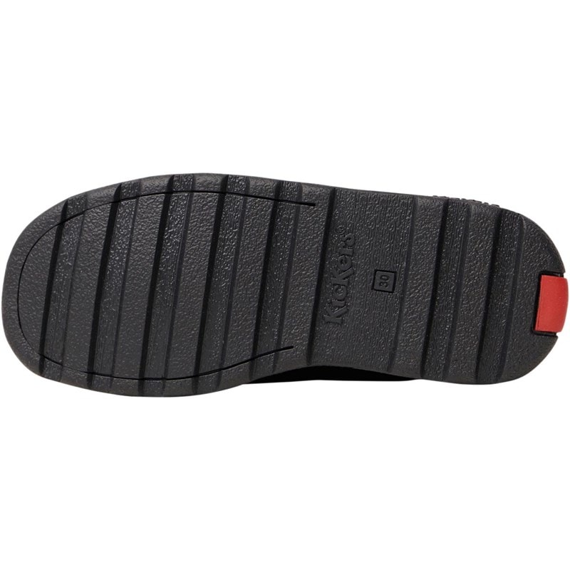 Kickers Infant Boys Fragma LO Velcro School Shoes Black - Image 4
