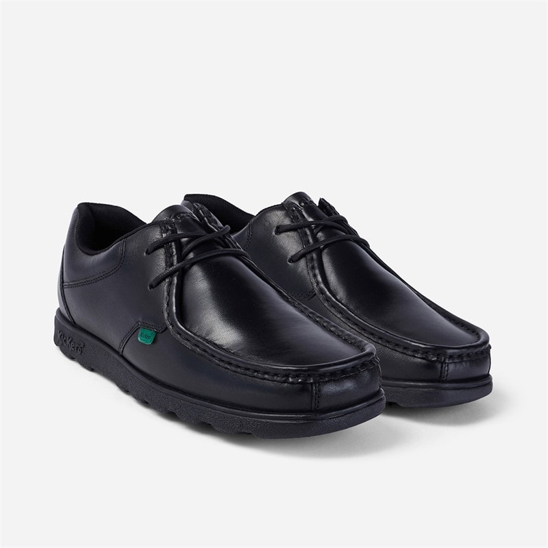 Kickers Mens Fragma Lace Shoes Black - Image 2