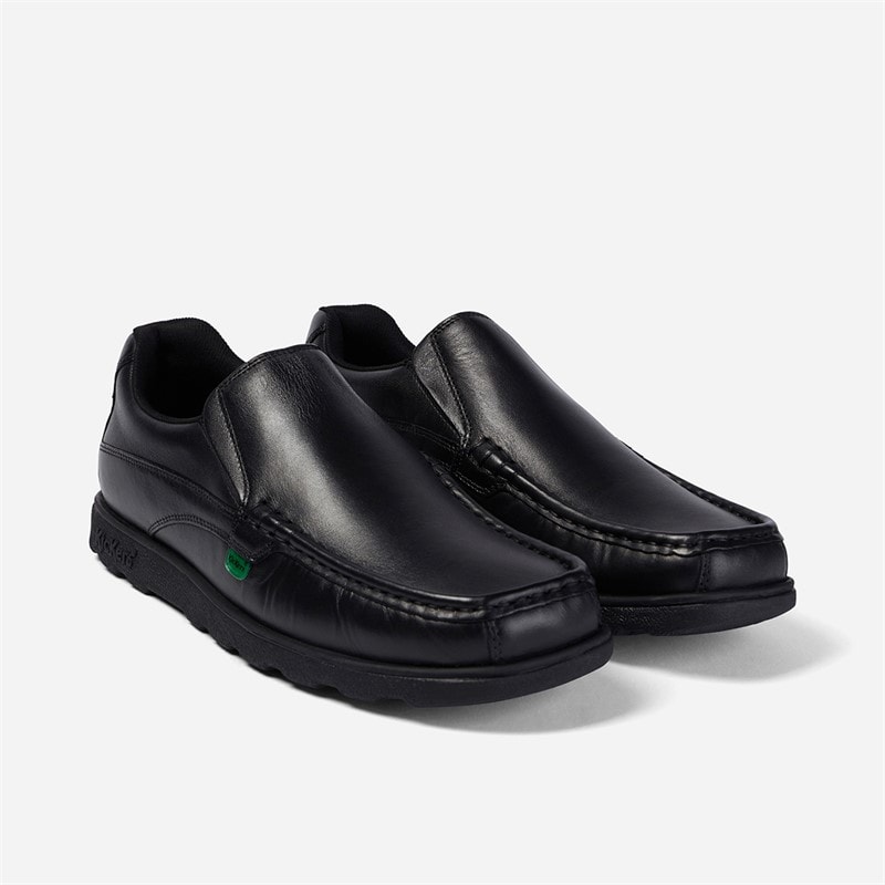 Kickers Mens Fragma Slip Shoes Black - Image 2