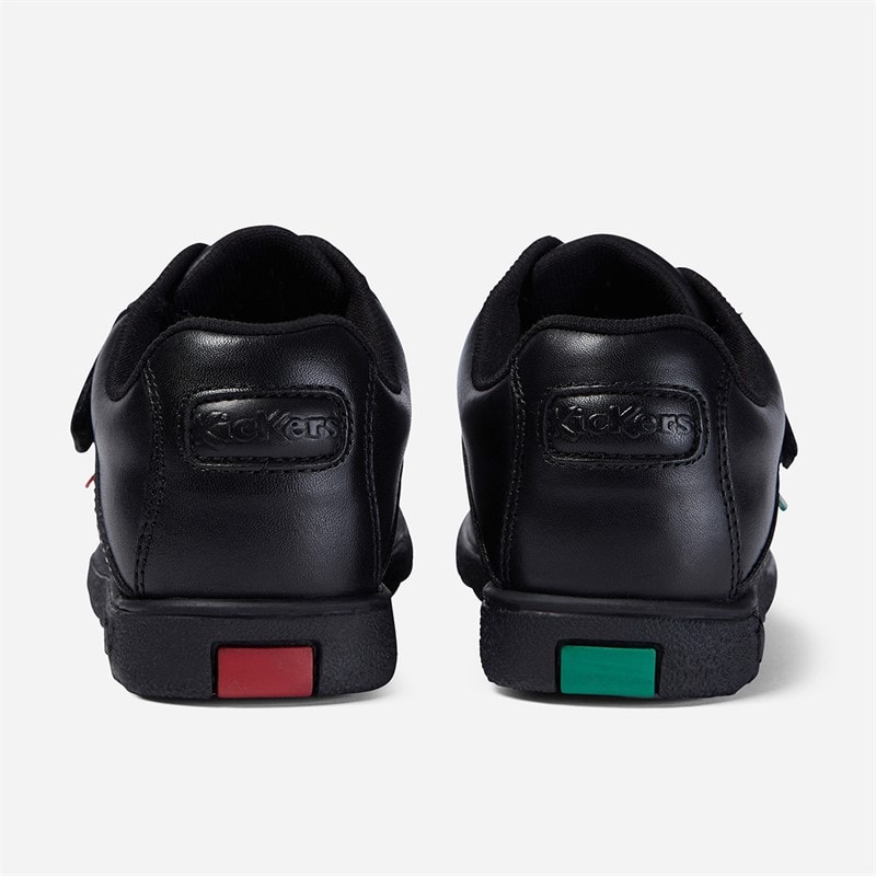 Kickers Boys Fragma Single Strap School Shoes Black - Image 4
