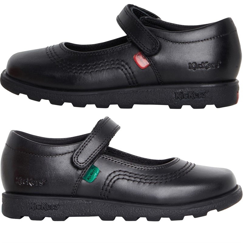 Kickers Infant Girls Fragma Pop Shoes Black