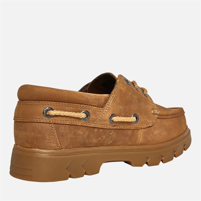 Kickers Lennon Boat Shoes Tan - Image 5