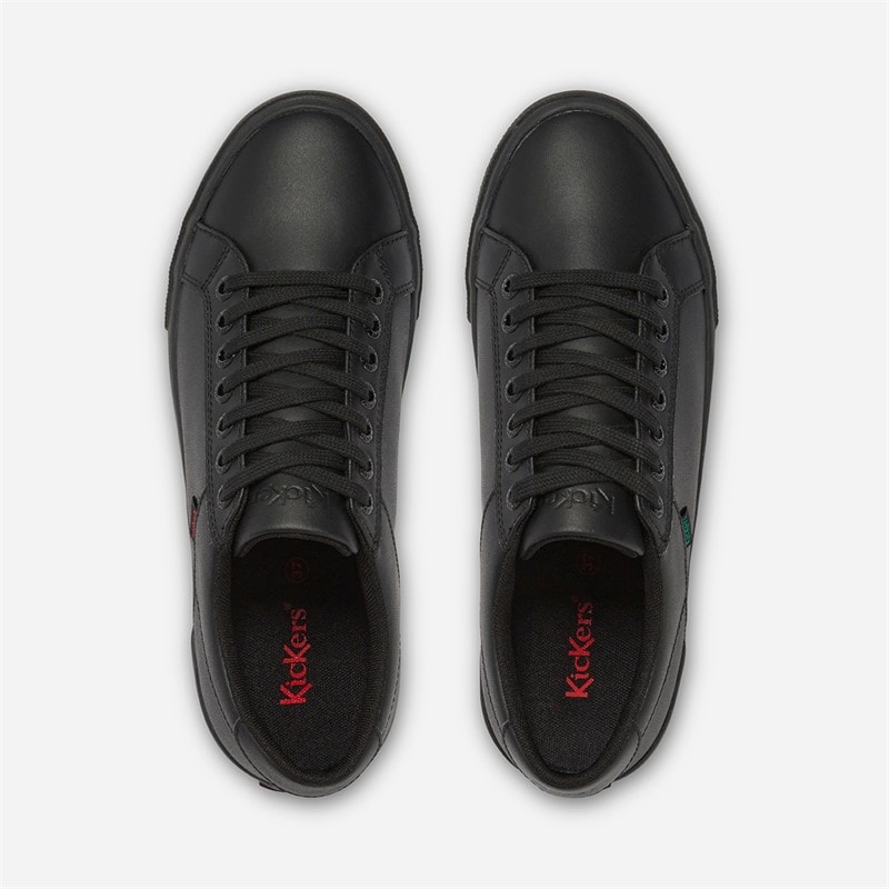Kickers Junior Boys Kody Lo Pumps Black - Image 3