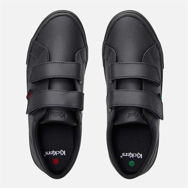 Kickers Boys Kody Twin Strap Pumps Black - Image 4