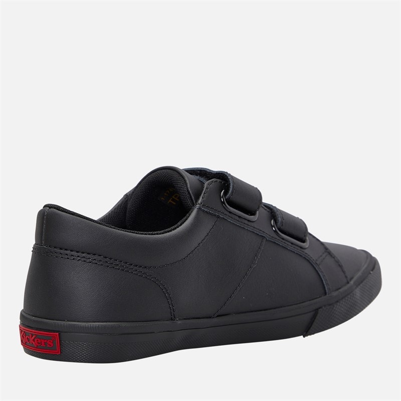Kickers Boys Kody Twin Strap Pumps Black - Image 5