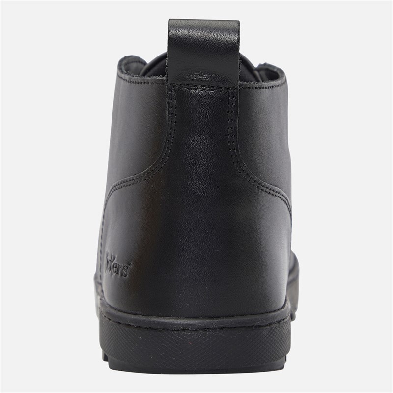 Kickers Junior Boys Disley Boots Black - Image 3