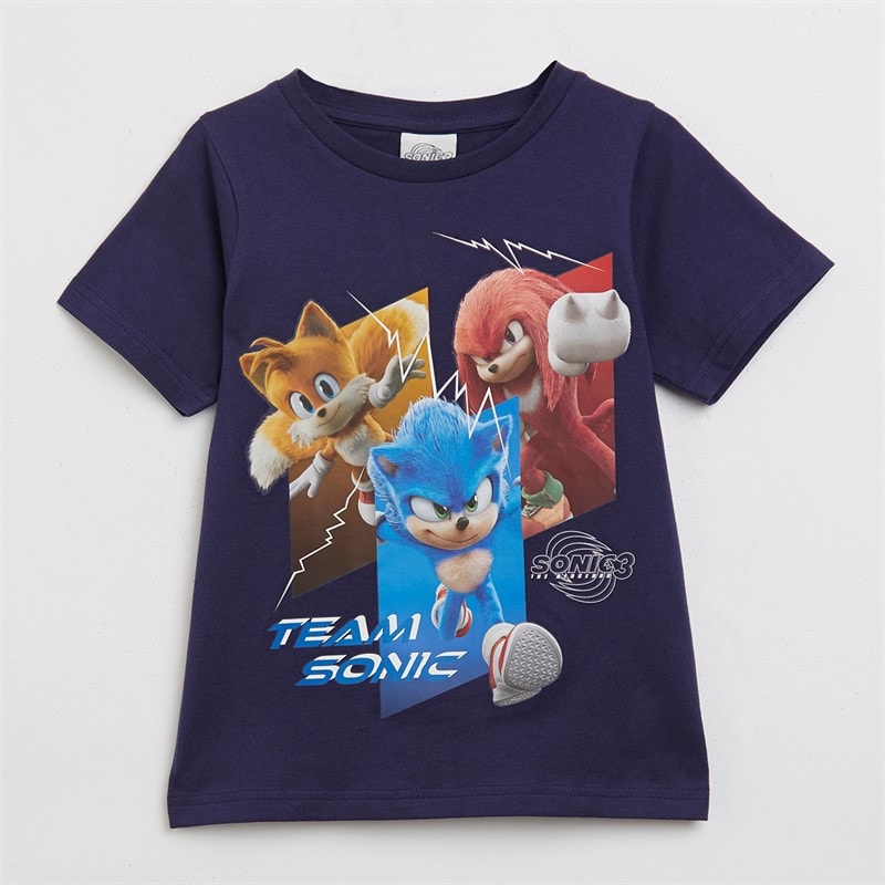 Sonic Boys Five Pack T-Shirts Multi - Image 2