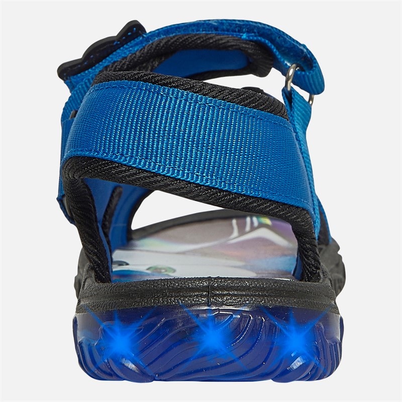 Sonic Boys Light Up Sports Sandals Blue - Image 4