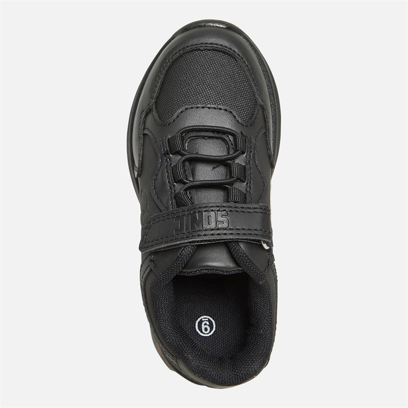 Sonic Boys Light Up School Trainers Black - Image 4