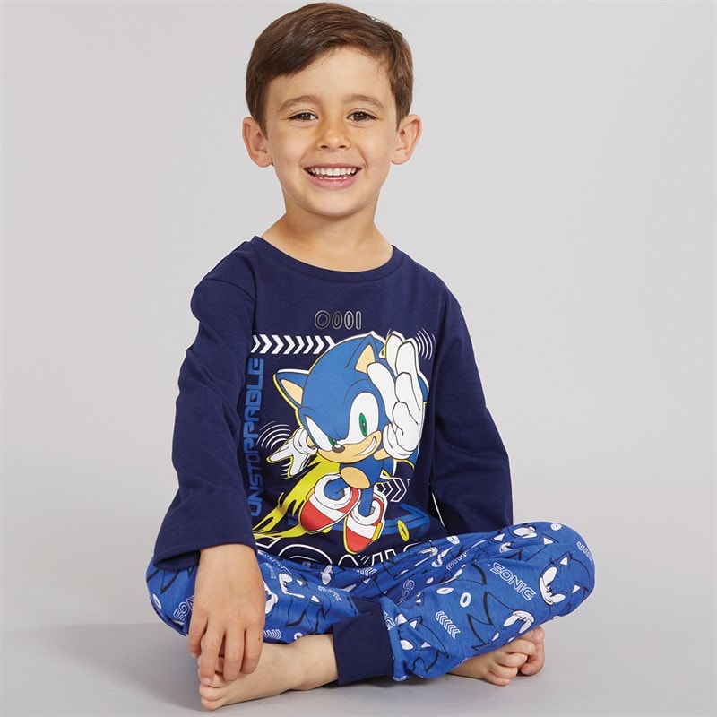 Sonic Boys Pyjama Set Blue - Image 1